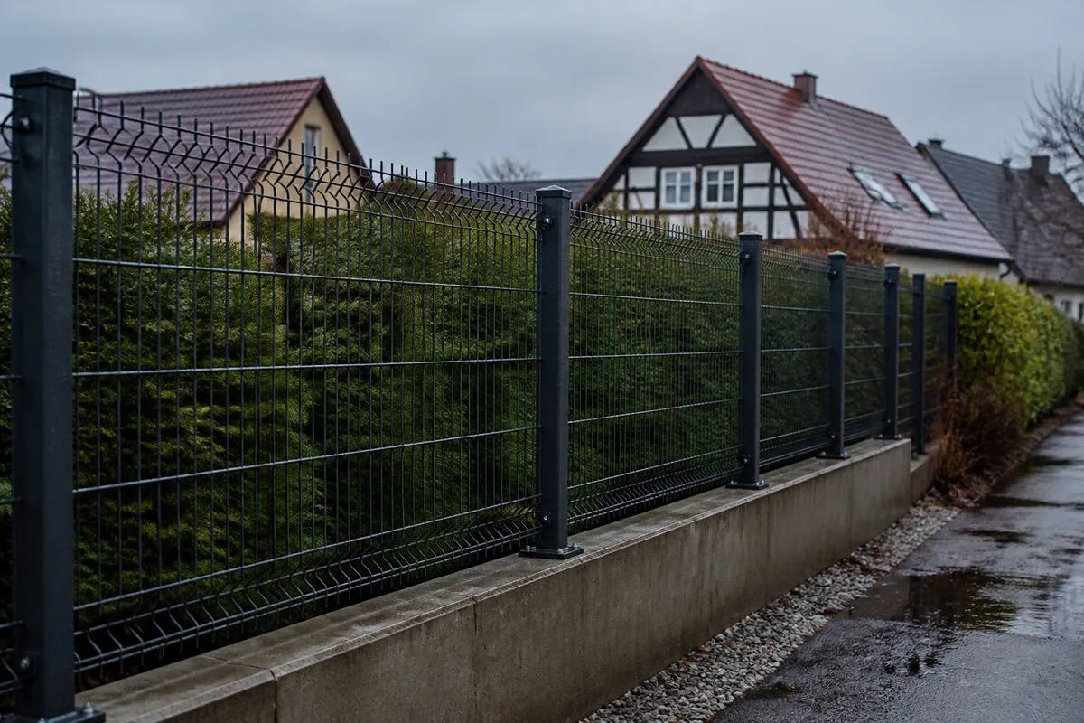 Le grillage rigide en Alsace, ce qui tient au vent et ce qui plie