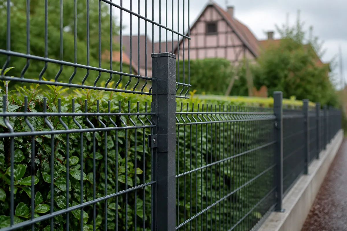 Rehausser un grillage rigide sans tout démonter